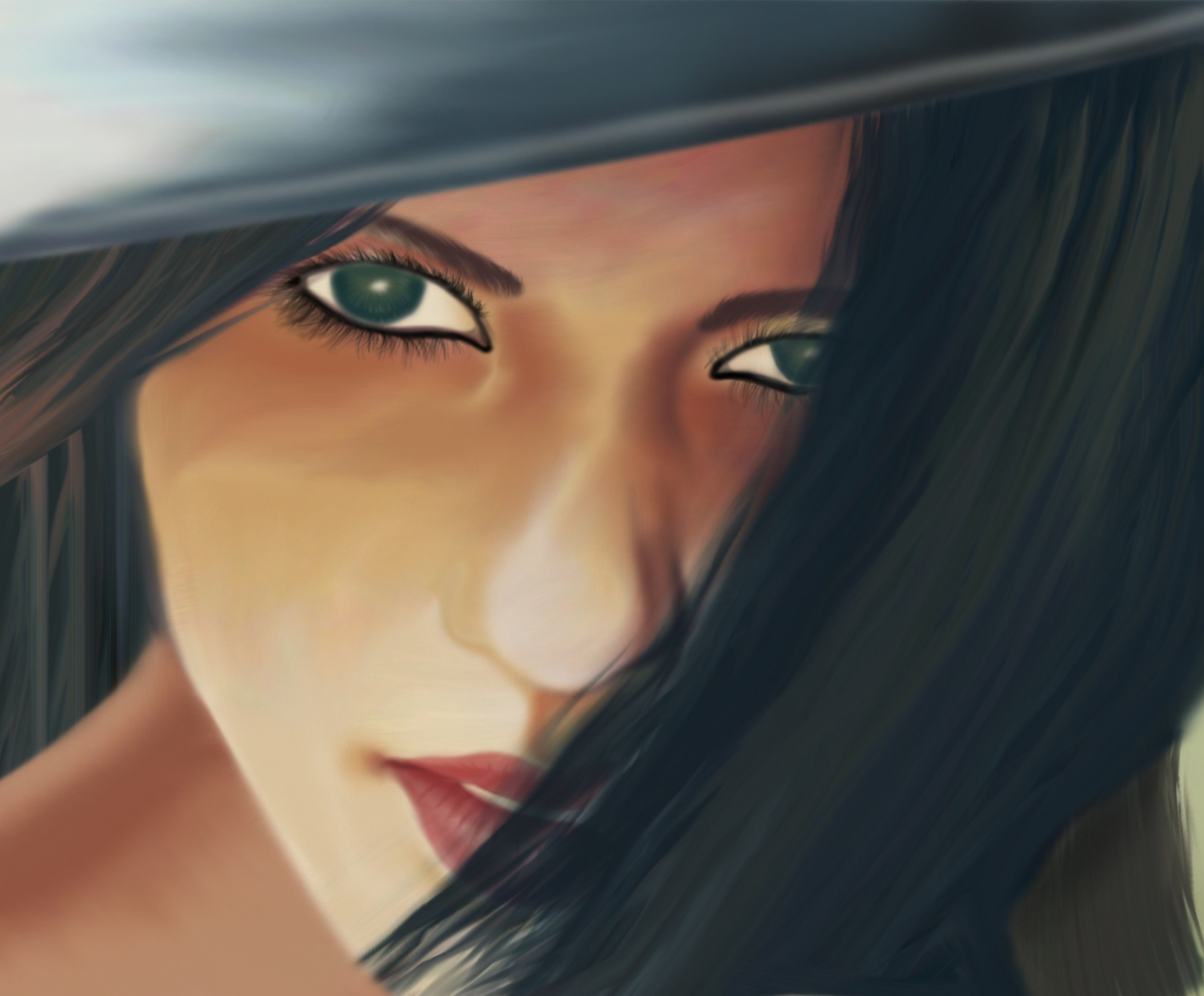 Digital Painting of a girl